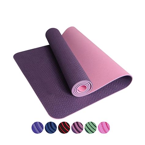 Cm Mm Tpe Exercise Yoga Mat Pad Non Slip Lose Weight Exercise