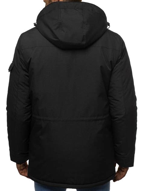 Herren Winterjacke Schwarz Ozonee O Ozonee