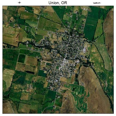 Aerial Photography Map of Union, OR Oregon