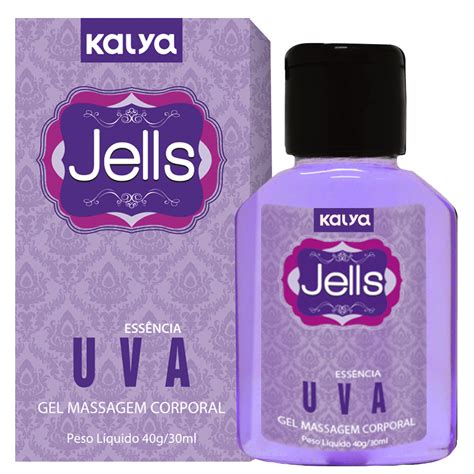 Gel Beijável Jells Uva Sex Shop Fascinação
