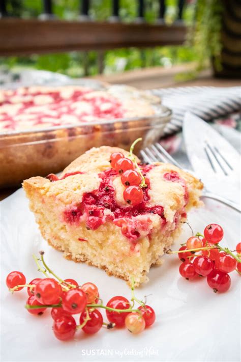 Sweet And Sour Red Currant Cake Recipe Sustain My Cooking Habit