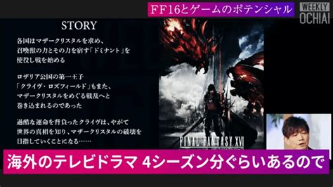 最终幻想16故事剧情长度相当于4季美剧 吉田直树 游戏 四季