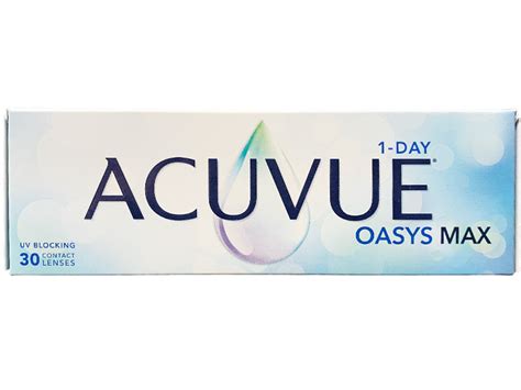 Acuvue Oasys Max 1 Day Daily Contact Lenses Lenspure