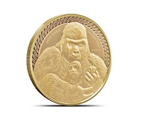 Congo 2023 Silverback Gorilla Proof Like 1 10 Oz Gold Coin MK Bullion