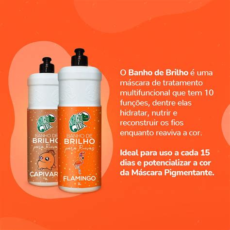 Banho de Brilho Para Ruivas da Kamaleão Color Carpa 1l Sol Peeling