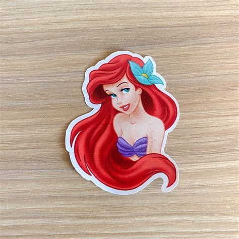 Ariel From The Little Mermaid Sticker Etsy