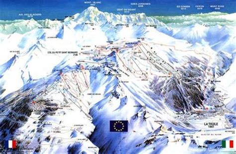 La Thuile Piste Map