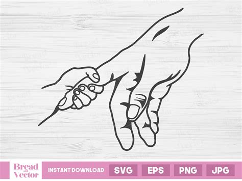 father  child holding hands svg father  son holding etsy