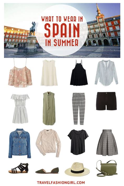 What To Pack For Spain Vacations Year Round Packing List Outfits For