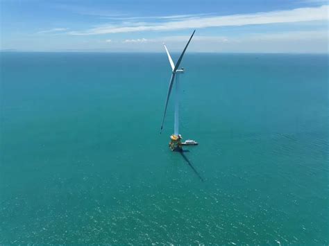 全国首个批量化应用单机容量16兆瓦海上风电机组项目实现全容量并网东方风力发电网