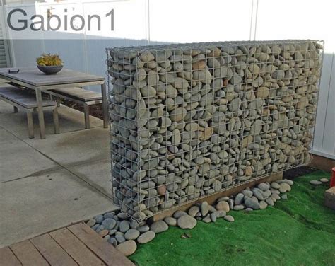 Supported Gabion Wall Using 2 Heavy Duty 2100 X 1200 X 375mm Welded Mesh Gabions