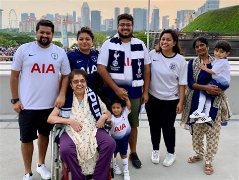 Dad dies. Nambiar family brings paralysed mum for Spurs thriller ...