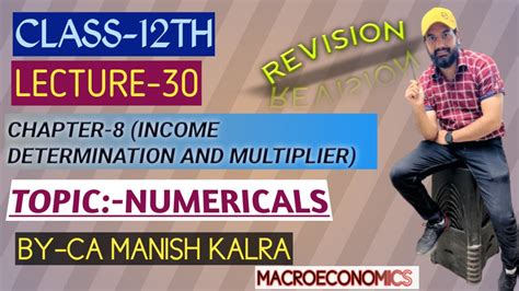 Numericals Chapter 8 Income Determination And Multiplier Class 12