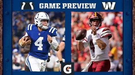 Colts Vs Commanders Week Eight Game Preview