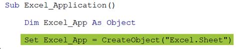 VBA CreateObject Syntax Examples How To Use In Excel