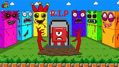 Ultimate Clash Mario Rip All Numberblocks Mix Level Up Maze Vs Zombie Numberblocks Calamity