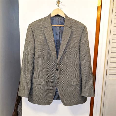 Chaps Suits And Blazers Chaps By Ralph Lauren Gray Plaid Sport Coat