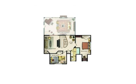 Cornell Floor Plan Upper Level JayWest Country Homes