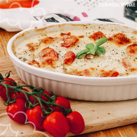 Hähnchen Tomaten Auflauf Essen ohne Kohlenhydrate