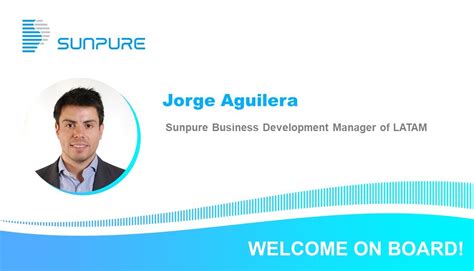 Welcome Sunpure Business Development Manager Of Latam On Board Sunpure