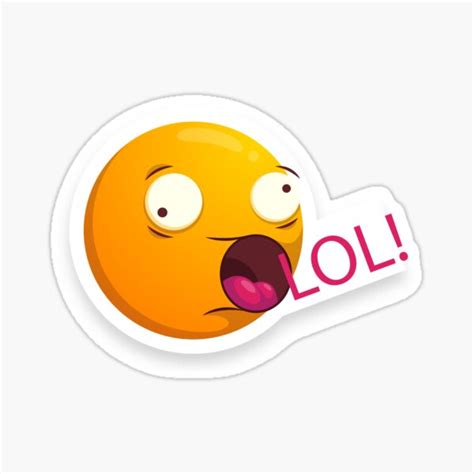 " LOL Emoji" Sticker for Sale by MiroStores | Redbubble