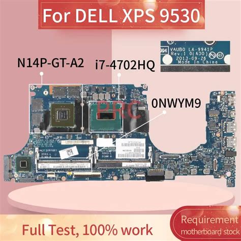 Nwym Carte M Re Pour Dell Xps Cn Nwym Gt Carte M Re