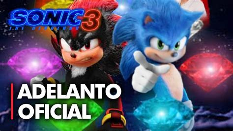 SONIC 3 SE FILTRA LO NUEVO De SONIC 3 LA PELICULA ADELANTO OFICIAL