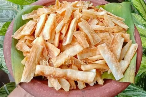 Resep Dan Cara Membuat Keripik Singkong Jajanan Ndeso Dengan Tekstur