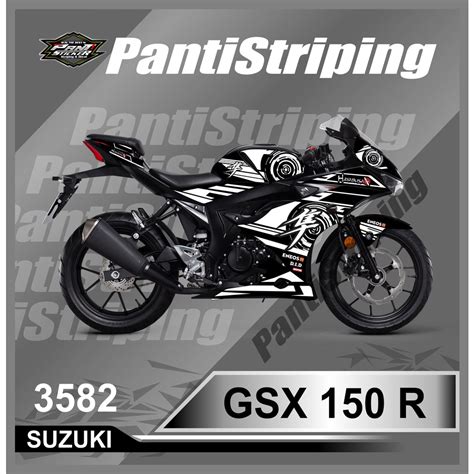 Jual 3582 STRIPING STIKER MOTOR SUZUKI GSX 150 R LIS VARIASI HAYABUSA