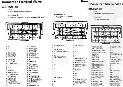 Honda Ecu Wiring Diagram Wiring Diagram And Schematics