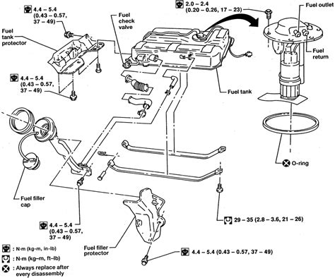 2000 Nissan Pathfinder Fuel System