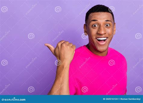 Photo Of Ecstatic Impressed Astonished Guy Box Haircut Dressed Pink T