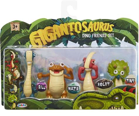 Gigantosaurus Rocky, Bill, Tiny Mazu Mini Figure 4-Pack Jakks Pacific ...