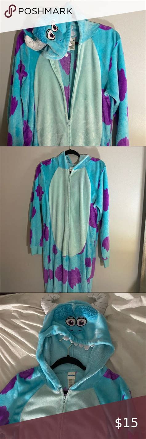 Monsters Inc Hooded Sully Onesie In 2020 Sully Onesie Onesies