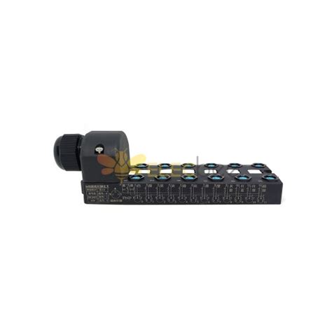 M8 Splitter Wide Body 12 Ports Single Channel NPN LED Indication PCB