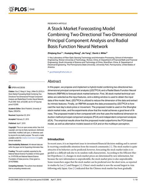 A Stock Market Forecasting Model Combining Two