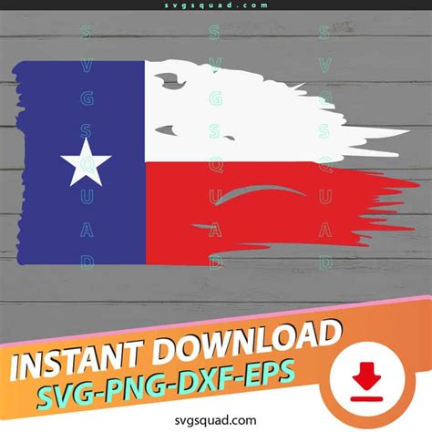 Texas Flag Distressed Svg Png Eps Dxf Cutting Files Cricut Silhouette