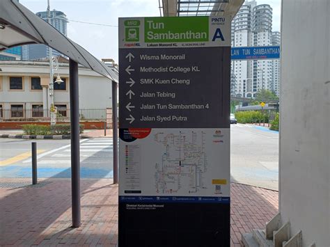 Tun Sambanthan Monorail Station My