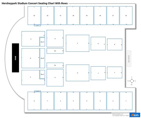 Hersheypark Stadium Seating Chart - My Bios