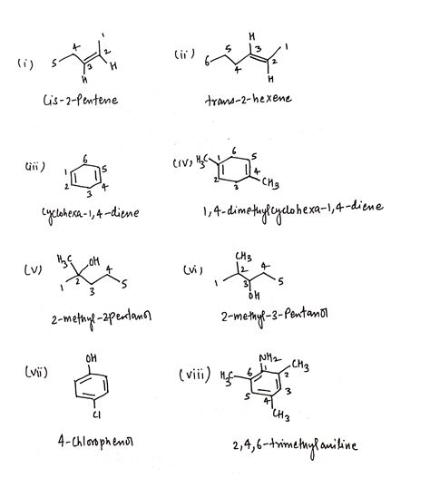 Solved Draw Structures For The Following Compounds Cis 2 Pentene