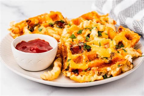 Easy And Quick Waffle Fries Made From The Freezer The Produce Moms