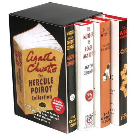 The Hercule Poirot Collection 4 Book Box Set By Agatha Christie