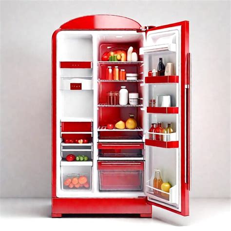Refrigerador Inteligente Generado Por Ai Foto Premium