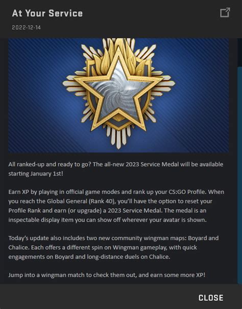 Service Medal Update In Cs Cs Spy