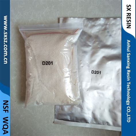 Anion Exchange Resin D Macroporous Styrene Series Strong Base Anion