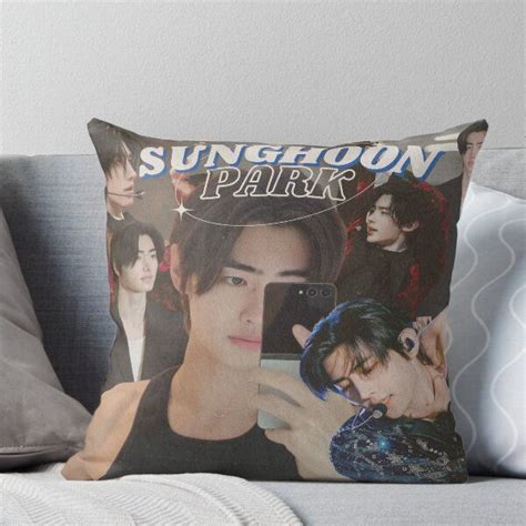 Enhypen Sunghoon Park Sunghoon Pillow For Sale By Roemarkable In