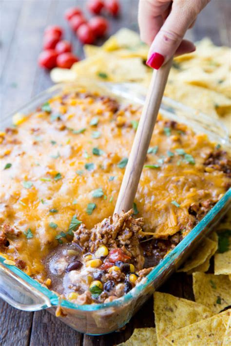 Best Ever Layered Bean Dip - Easy Peasy Meals