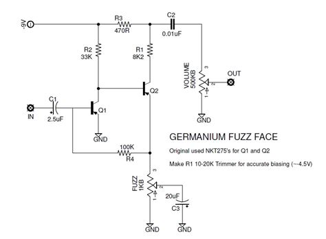 Bonamassa Fuzz Face Schematic