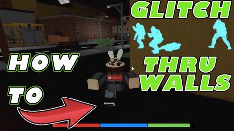 Roblox How To Glitch Thru Walls Youtube