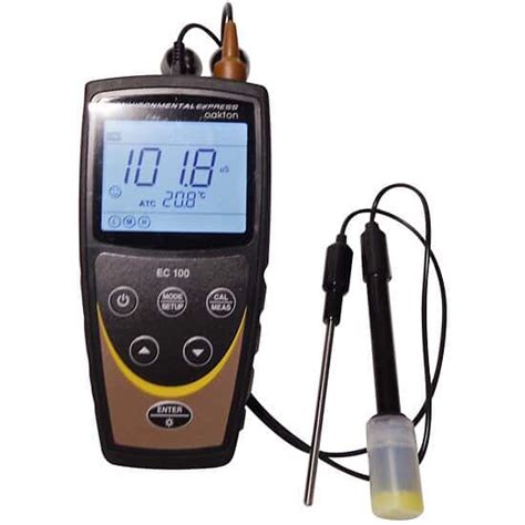 Oakton Ec 100 Portable Conductivity Meter With Ec Atc Probe From Masterflex